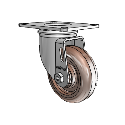 3.5" Glass-Filled Nylon 2 Series Swivel Caster - 2.03256.52 HT MTG59 - Colson