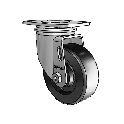 3.5" Polyolefin 2 Series Swivel Caster - 2.03256.55 - Colson