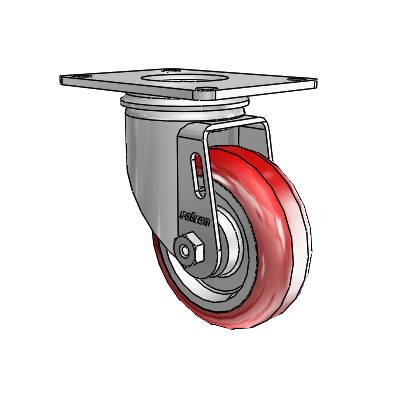 3.5" Polyurethane 2 Series Swivel Caster - 2.03256.95 MTG59 - Colson