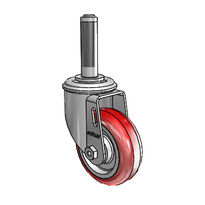 3.5" Polyurethane 2 Series Swivel Caster - 2.03267.95 MTG40 - Colson