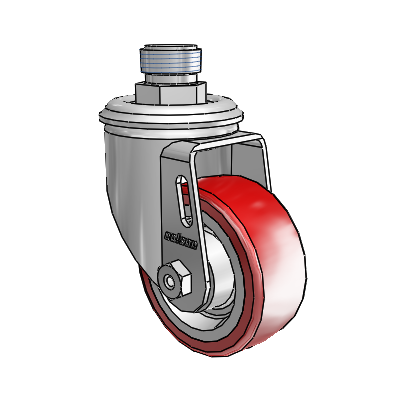 3" Polyurethane 2 Series Swivel Caster - 2.03353.92 - Colson