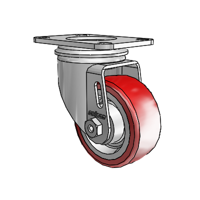 3" Polyurethane 2 Series Swivel Caster - 2.03356.92 - Colson