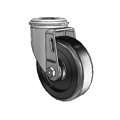 4" Polyolefin 2 Series Swivel Caster - 2.04250.53 - Colson