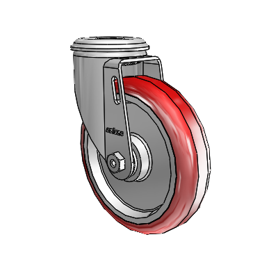 5" Polyurethane 2 Series Swivel Caster - 2.05250.91 - Colson