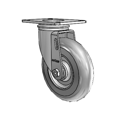 5" Performa Rubber 2 Series Swivel Caster - 2.05256.565 MTG59 - Colson
