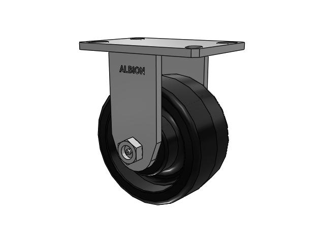 6" x 3" Rigid Albion Empire 370 Series Caster w/Phenolic (TM) Wheel - 370TM06501R - Albion
