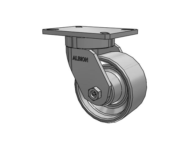 6"x 3" Cast Iron (CA) Swivel Albion Empire 470 Series Caster  - 470CA06501S - Albion