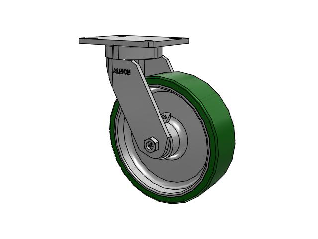 10"x 3" Polyurethane (PE) Wheel Swivel Albion Empire 470 Series Caster  - 470PE10501S - Albion