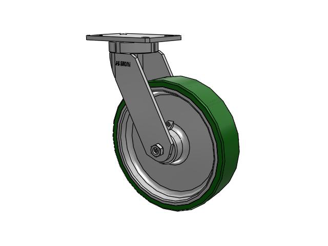 12" x 3" Polyurethane (PE) Wheel Swivel Albion Empire 470 Series Caster  - 470PE12501S - Albion