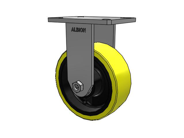 8"x 3" Polyurethane (PF) Wheel Rigid Albion Empire 470 Series Caster  - 470PF08528R - Albion