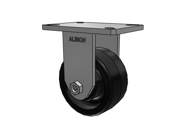 6" x 3" Phenolic (TM) Wheel  Rigid Albion Empire 470 Series Caster  - 470TM06501R - Albion