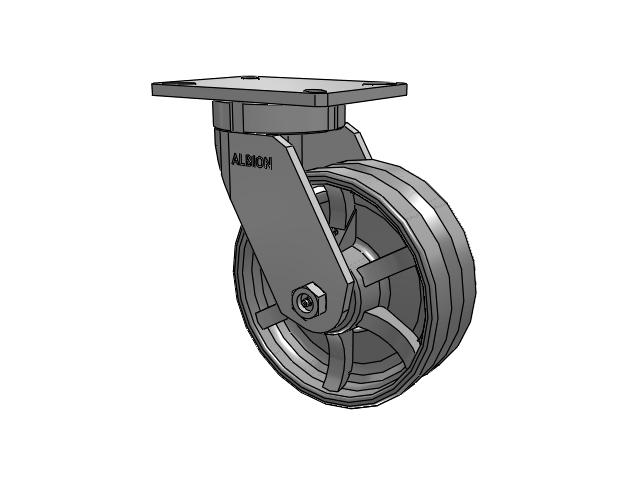 8"x 3" Swivel V-Groove (VG) Wheel, Albion Empire 470 Series Caster  - 470VG08501S