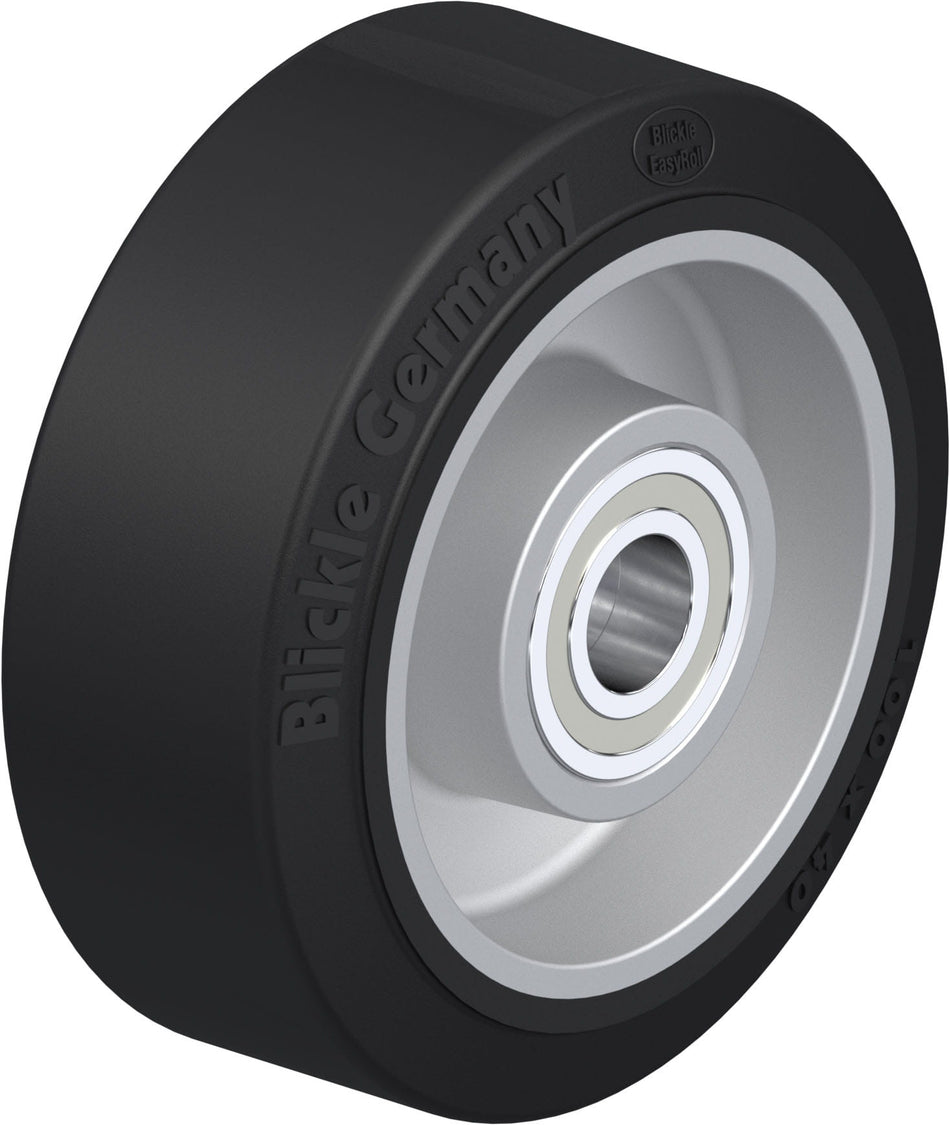 100mm x 40mm Blickle Rubber Caster Wheel - ALEV 100/15K - Blickle