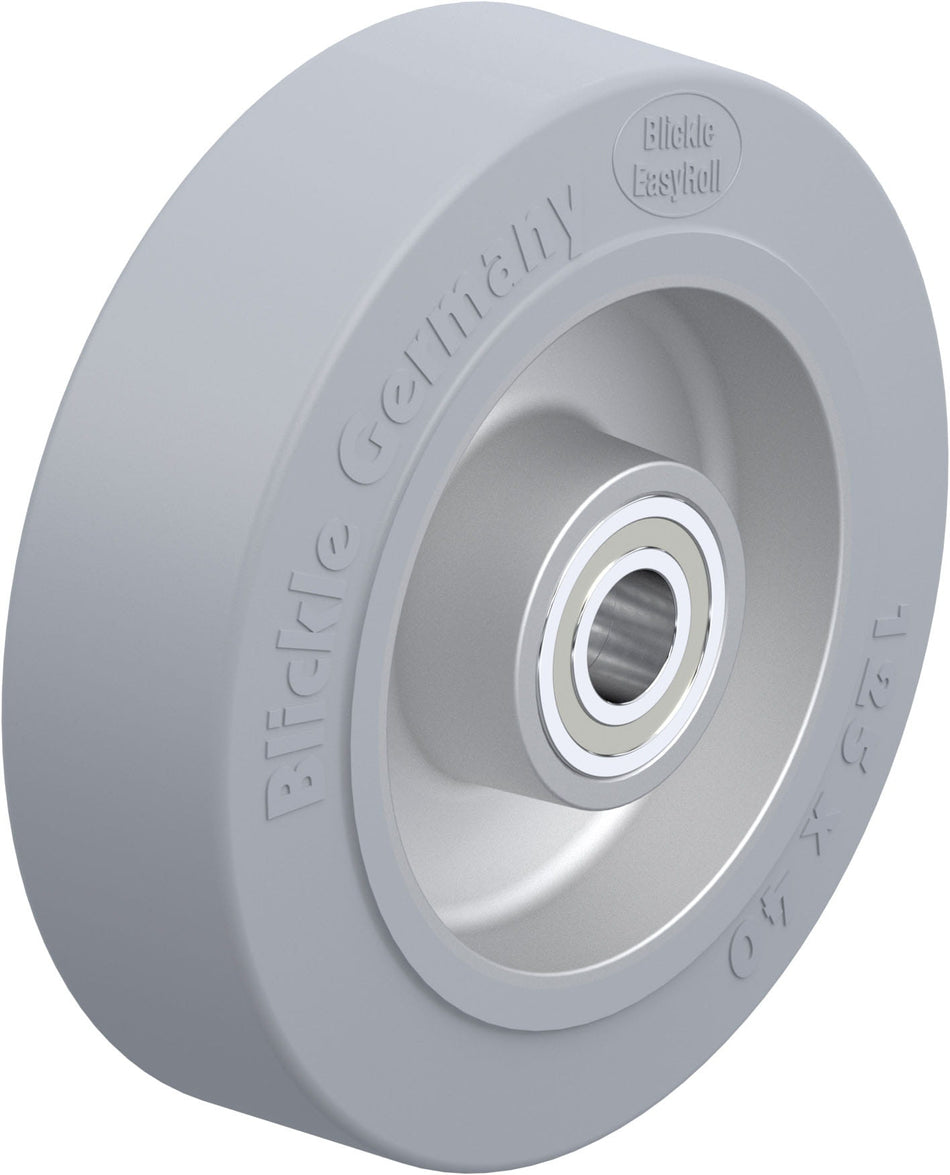 125mm x 40mm Blickle Rubber Caster Wheel - ALEV 125/15K-SG - Blickle