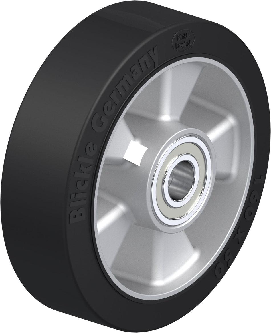 160mm x 50mm Blickle Rubber Caster Wheel - ALEV 160/20K - Blickle