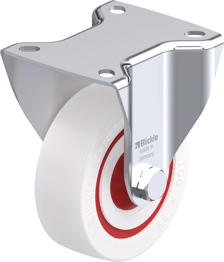 100mm x 35mm Blickle Synthetic Caster without lock - BK-POW 100KF-1 - Blickle