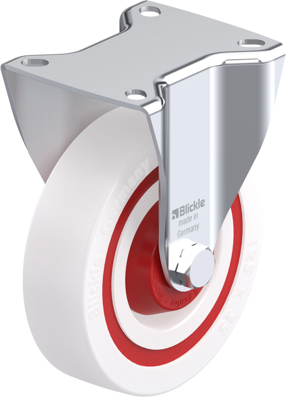 125mm x 35mm Blickle Synthetic Caster without lock - BK-POW 125KF-1 - Blickle