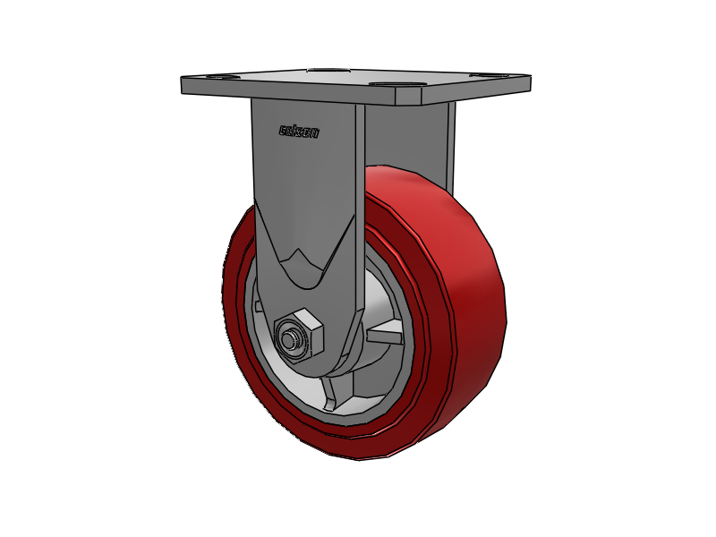 5"X2" Stainless Steel Steel Top Plate Caster with Polyurethane Wheel - D4.05108.925 SS - Colson