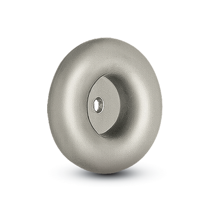 Bumper End (Round) - 1.75 O.D.    Part# 06901.01 - Caster Central