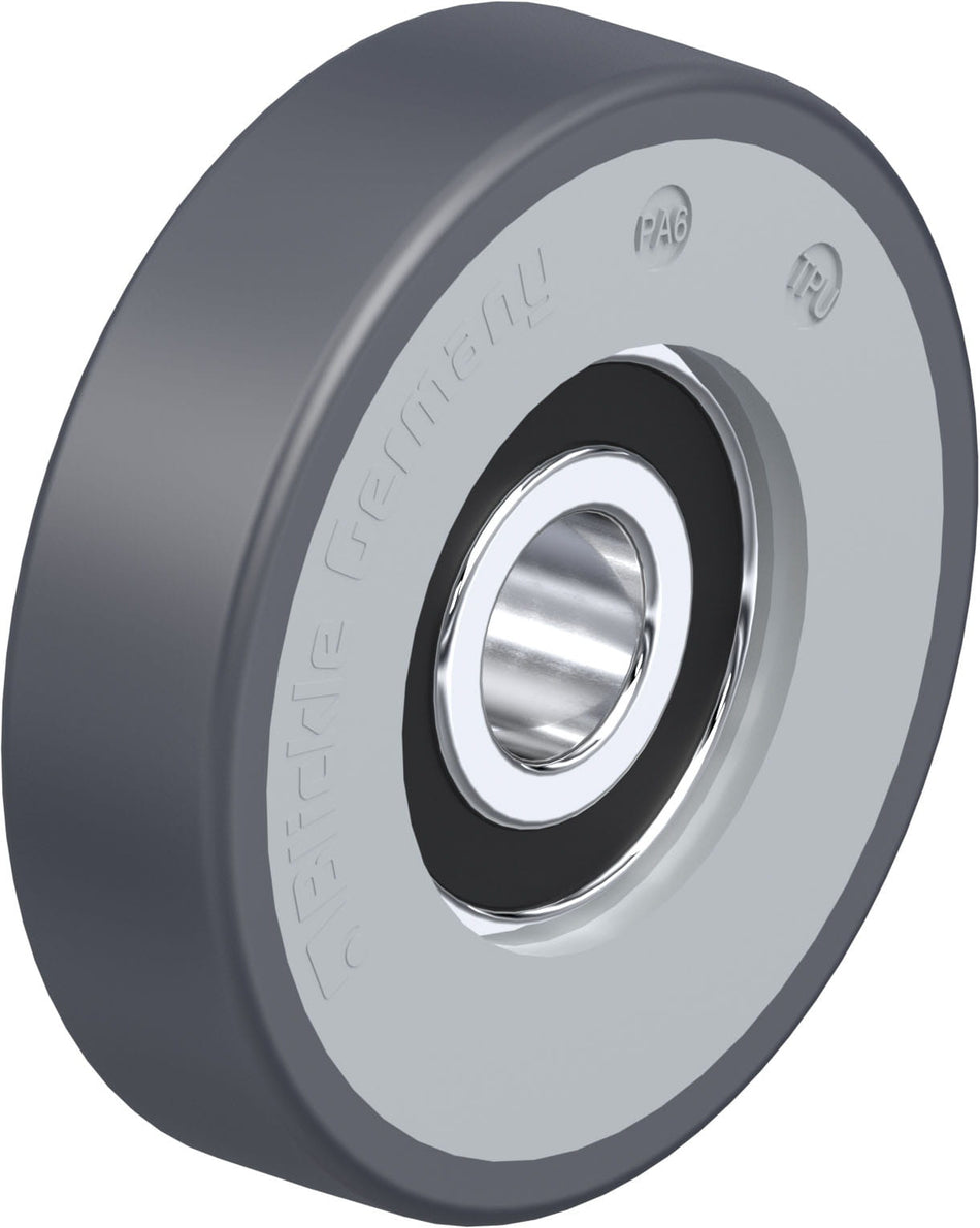 80mm x 20mm Blickle Polyurethane Caster - FPTH 80x20/17-14K - Blickle