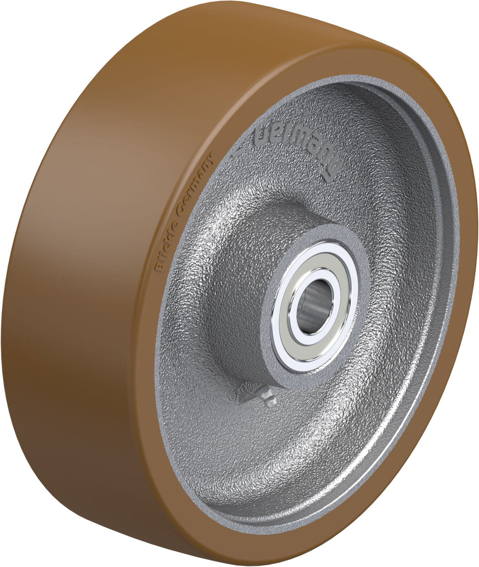250mm x 80mm Blickle Polyurethane Caster - GB 252/25K - Blickle