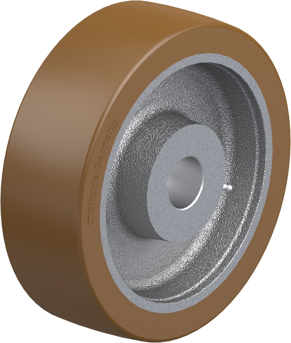250mm x 80mm Blickle Polyurethane Caster - GBN 252/40H7 - Blickle