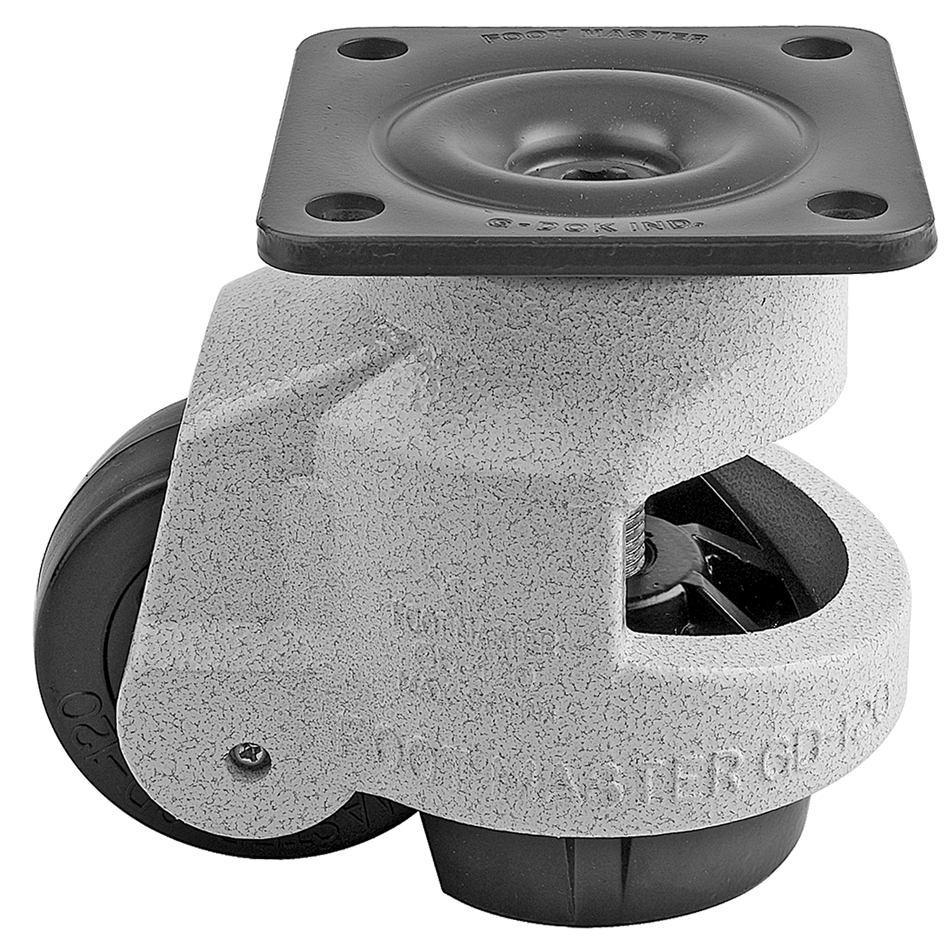 Footmaster GD Series Leveling Caster 95 x 95mm Wheel - GD-120F - Foot Master