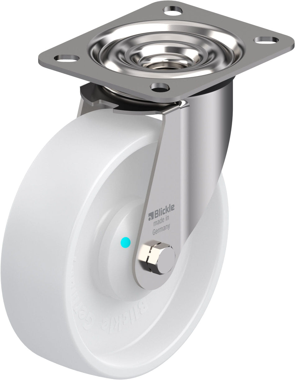 125mm x 40mm Blickle Synthetic Caster without lock - LEX-PO 125KAD - Blickle