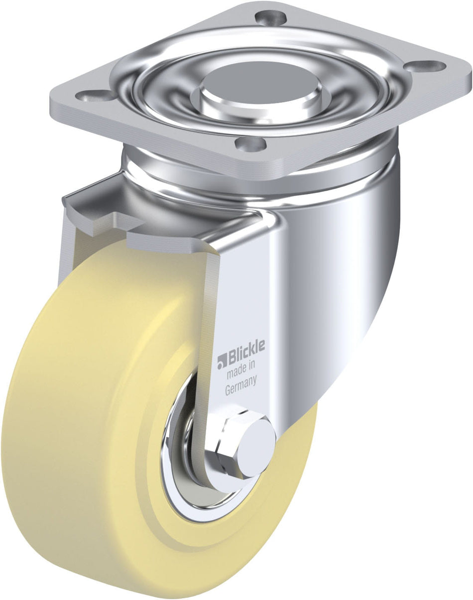 100mm x 40mm Blickle Synthetic Caster without lock - LH-GSPO 100K-1 - Blickle