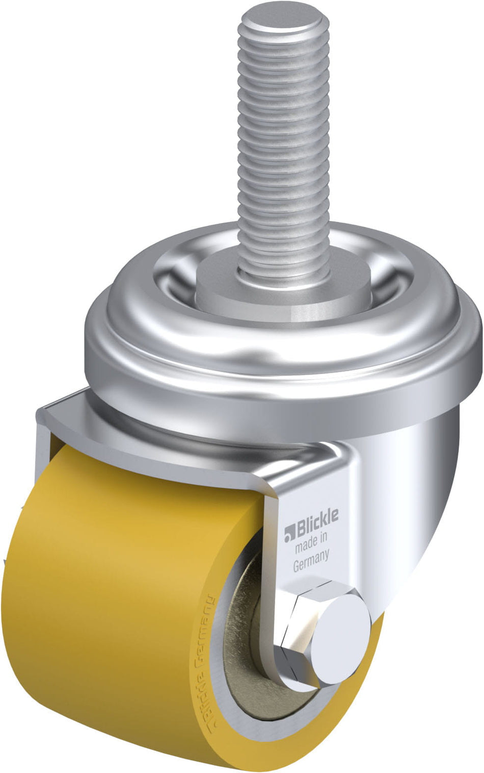 35mm x 27mm Blickle Polyurethane Caster without lock - LRA-VSTH 35K-GS10 - Blickle