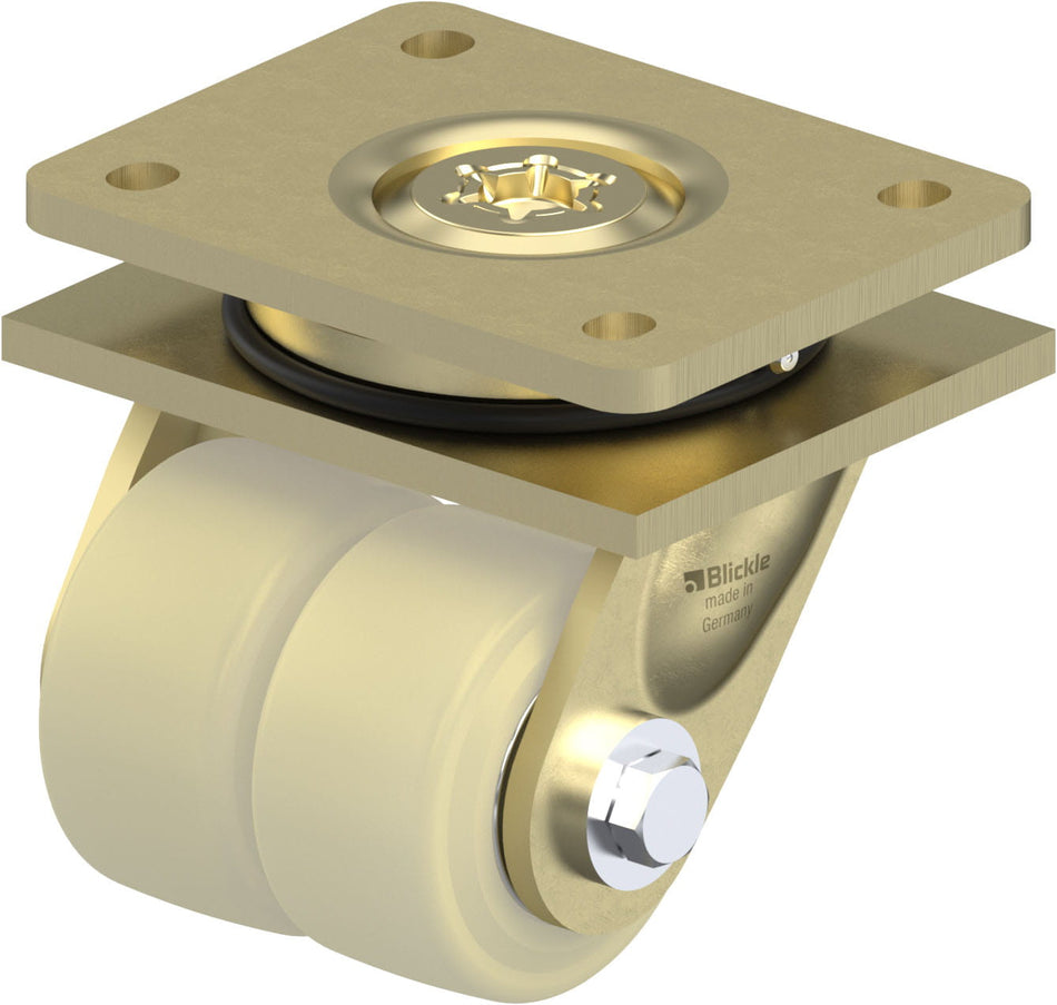 80mm x 40mm Blickle Synthetic Caster without lock - LSD-GSPO 80K - Blickle