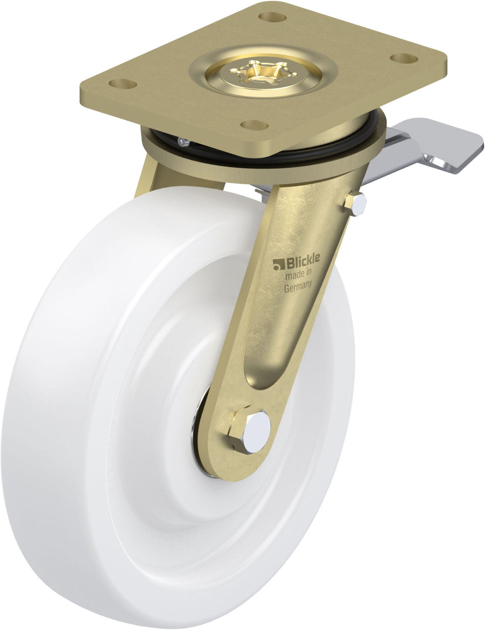 200mm x 50mm Blickle Synthetic Caster stop-top - LS-SPO 200K-ST - Blickle