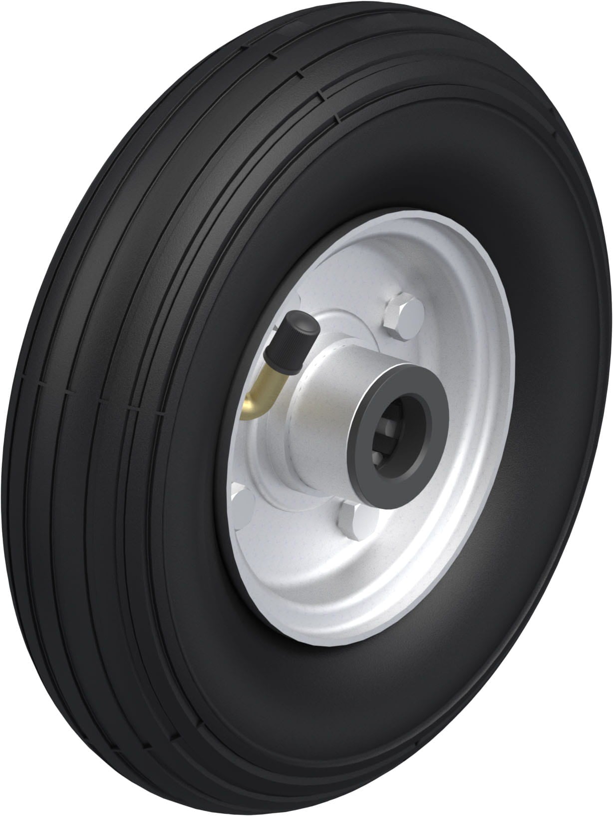 200mm x 50mm Blickle Rubber Caster - P 200/20-60R - Blickle