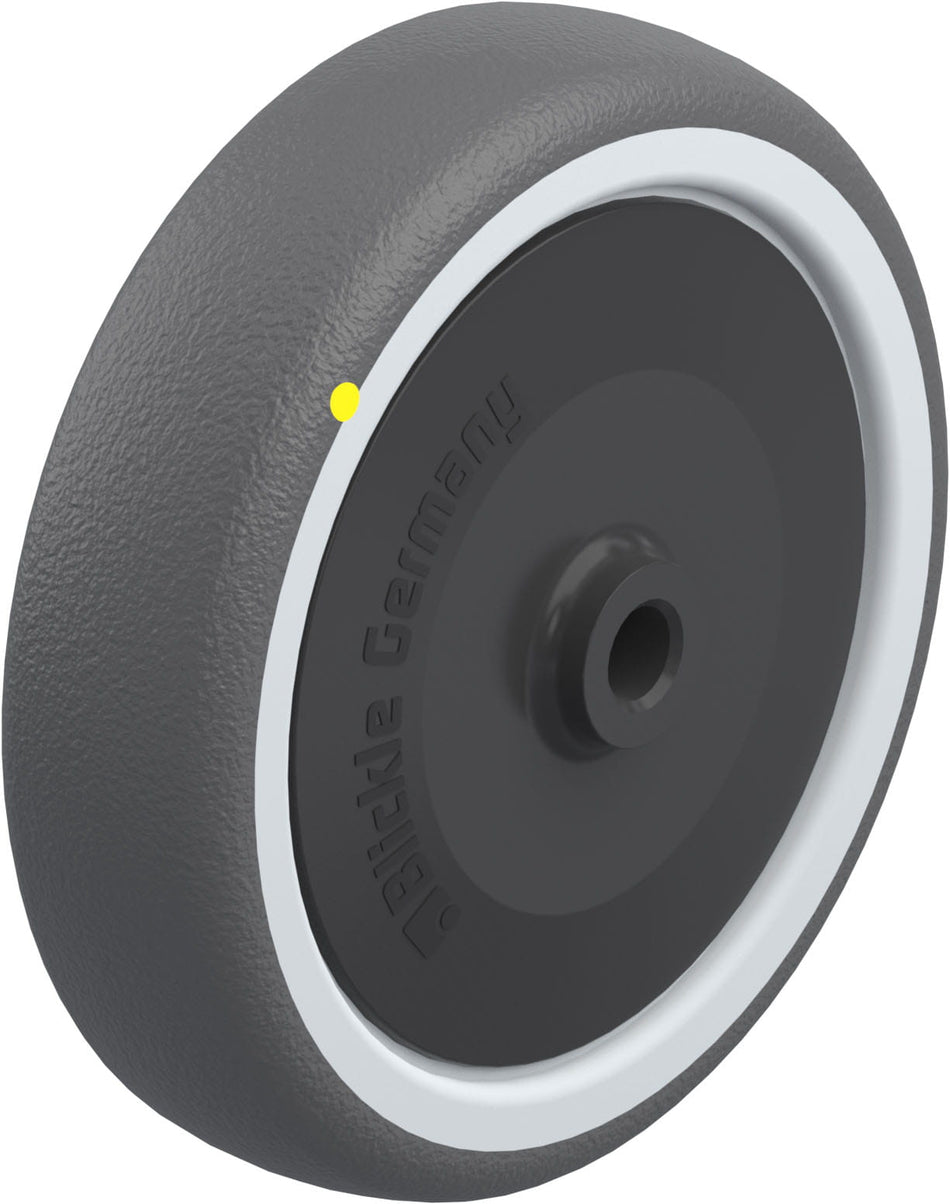 125mm x 32mm Blickle Polyurethane Caster - PATH 125/10KF-ELS - Blickle