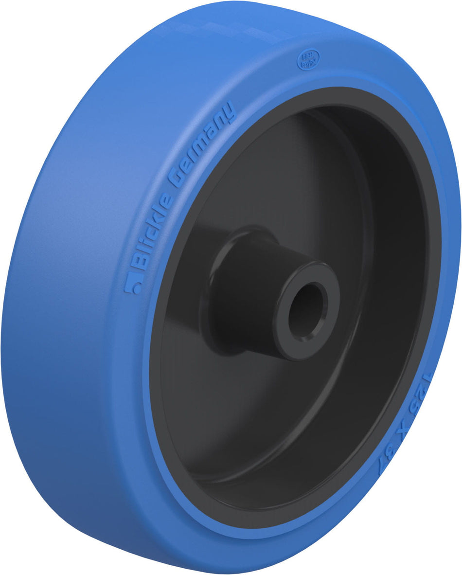 125mm x 37mm Blickle Rubber Caster - POEV 125/12G-SB - Blickle