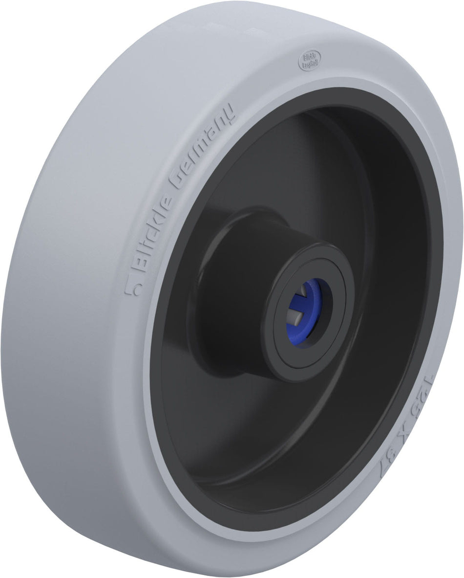 125mm x 37mm Blickle Rubber Caster - POEV 125/12XR-SG - Blickle