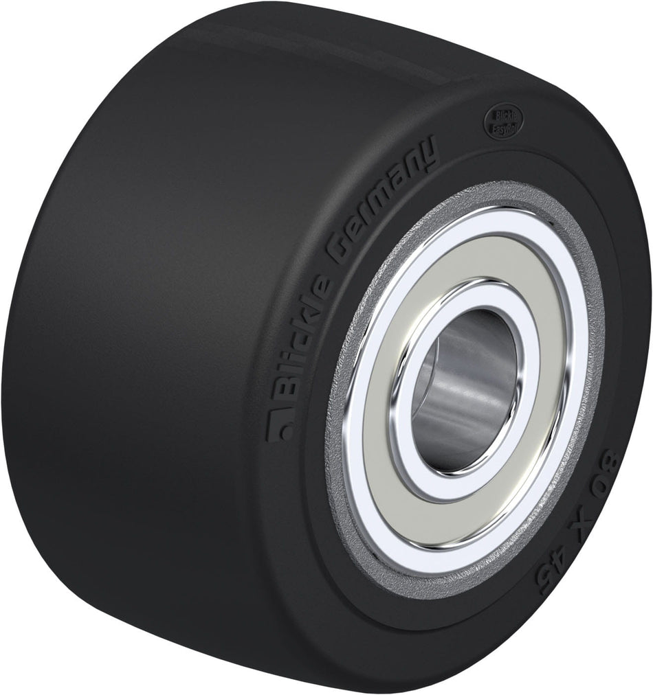 80mm x 45mm Blickle Rubber Caster - SE 80/20K - Blickle