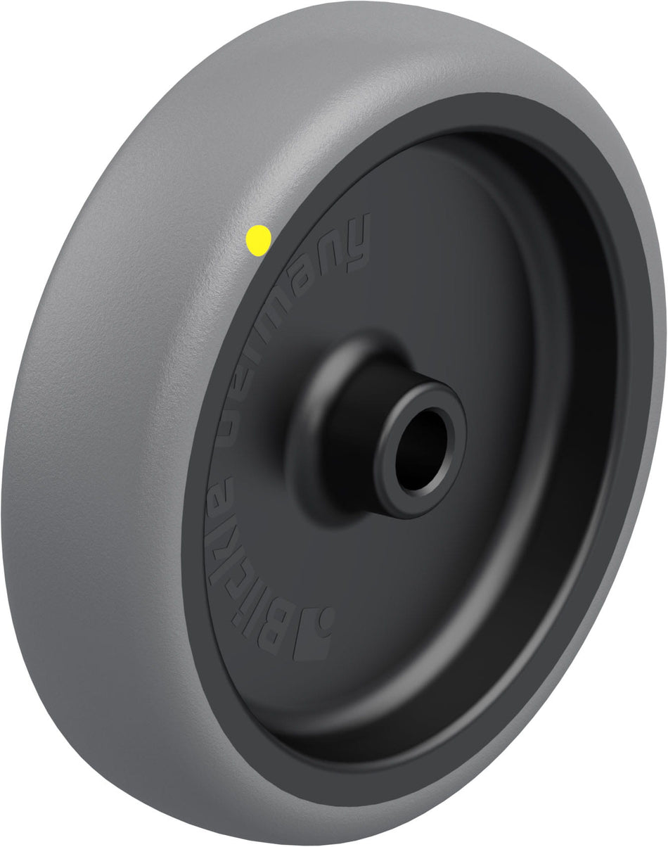 125mm x 32mm Blickle Rubber Caster - TPA 126/12G-ELS - Blickle