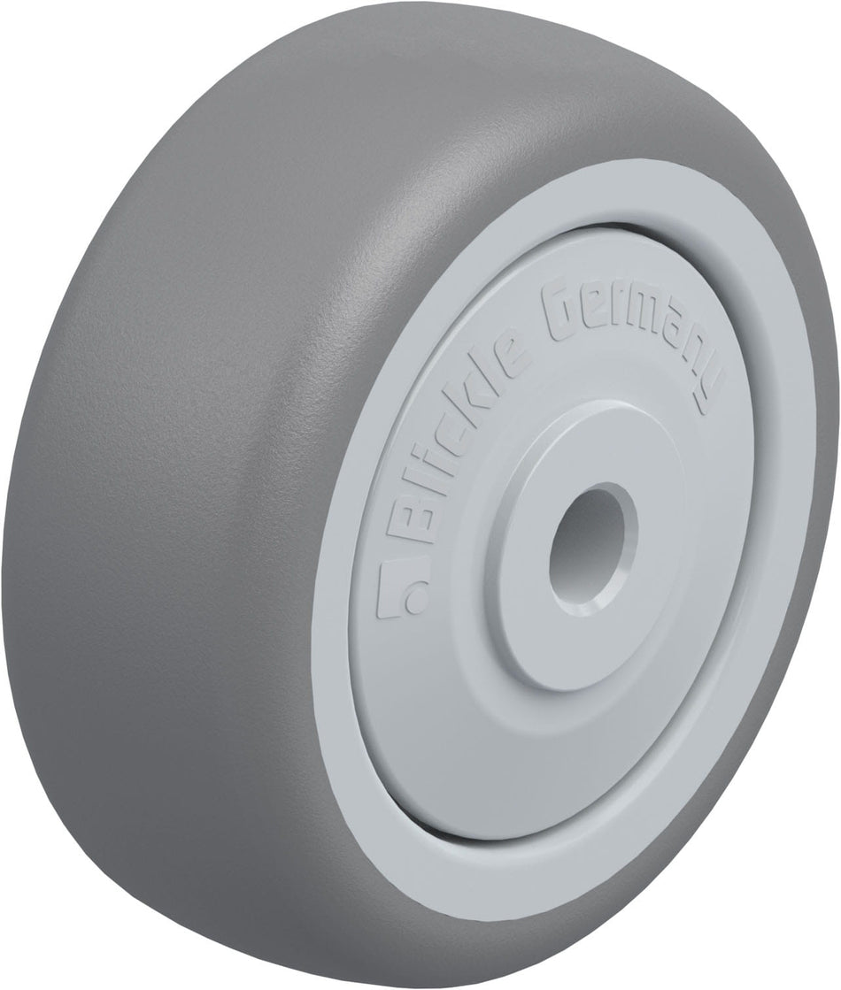 50mm x 19mm Blickle Rubber Caster - TPA 50/6KF - Blickle