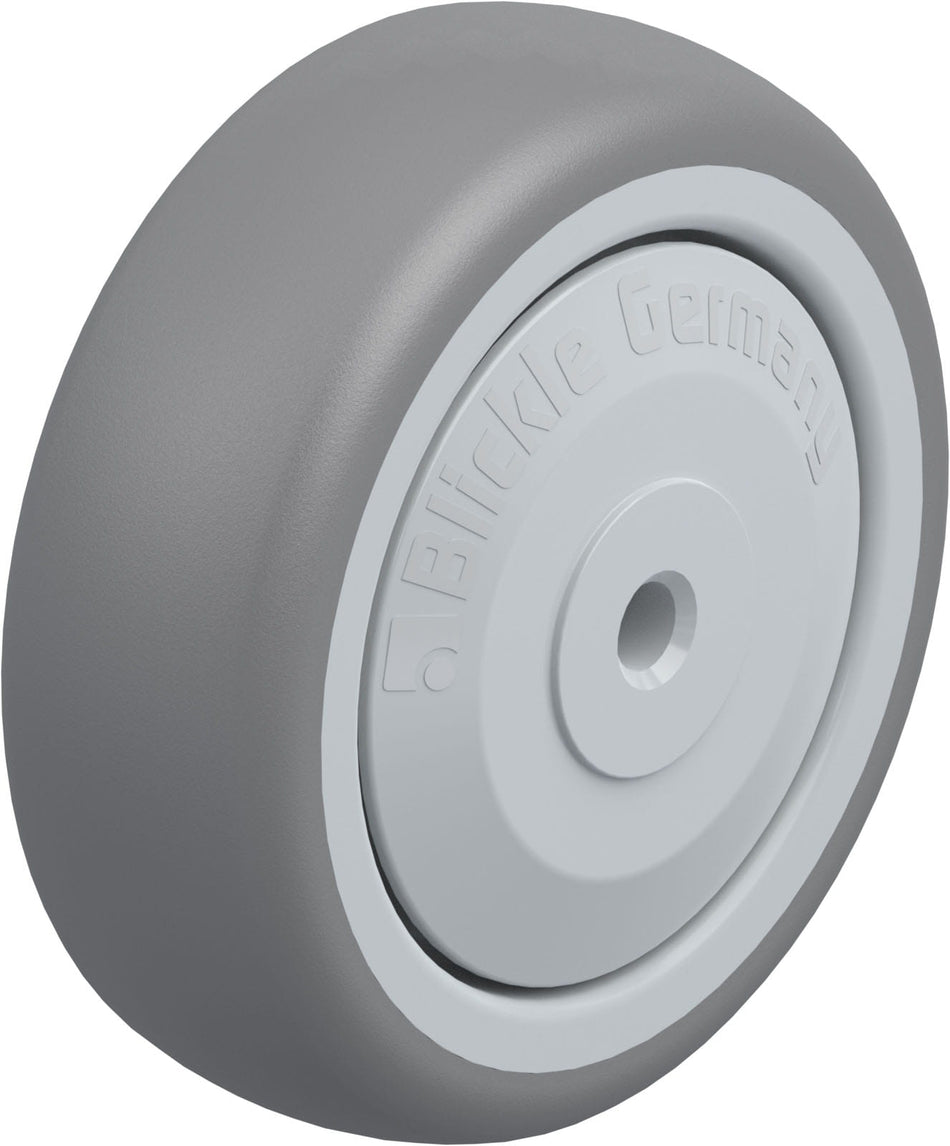 75mm x 25mm Blickle Rubber Caster - TPA 75/6KF - Blickle