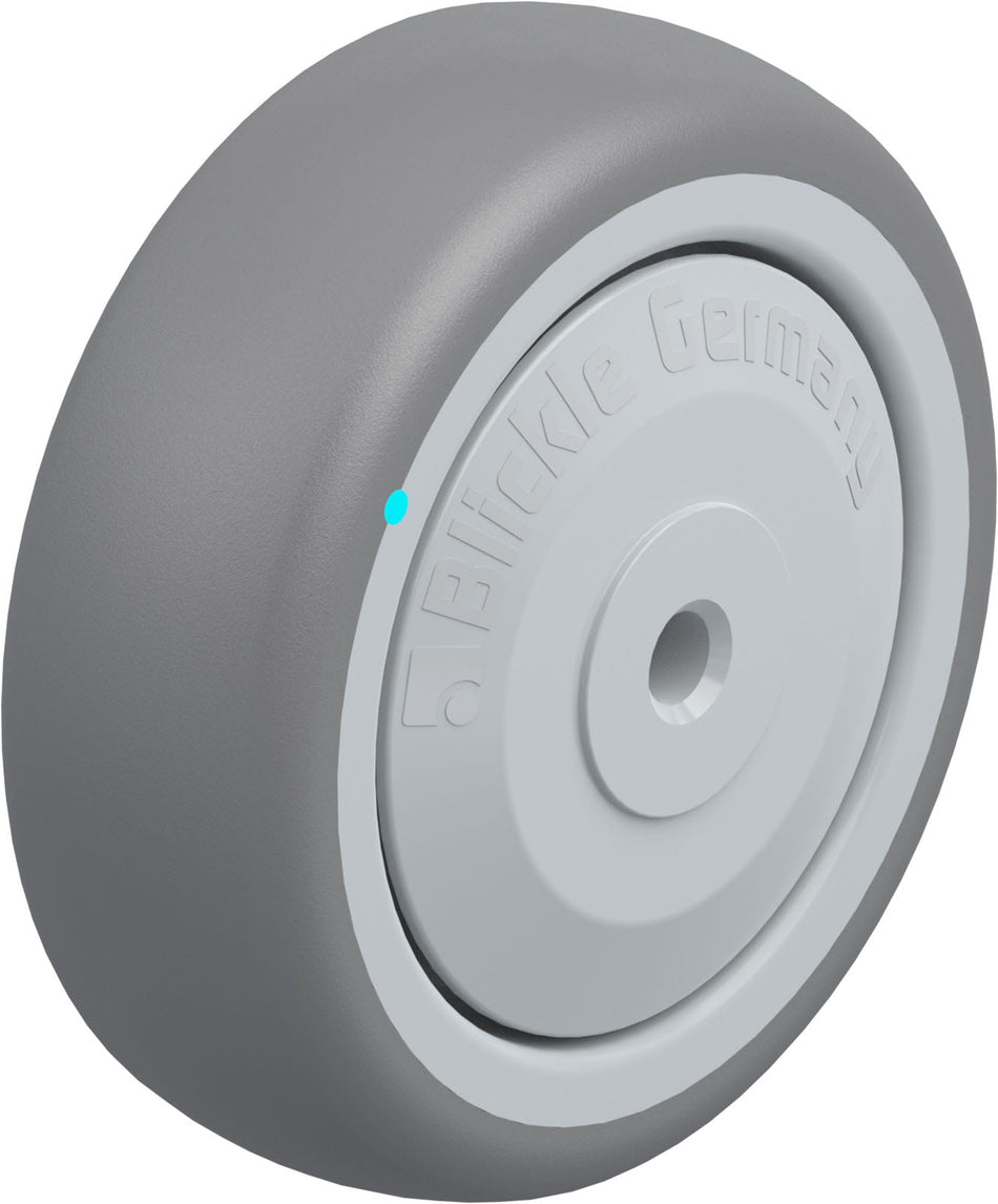 75mm x 25mm Blickle Rubber Caster - TPA 75/6KFD - Blickle