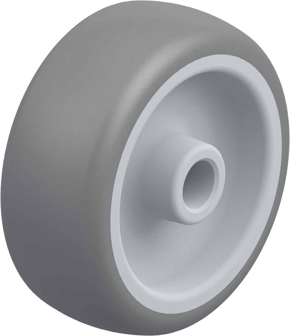 80mm x 32mm Blickle Rubber Caster - TPA 80/12G - Blickle
