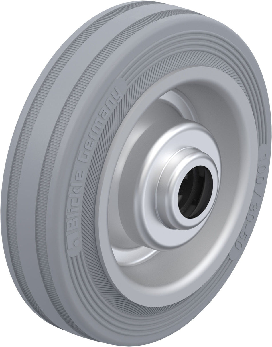 100mm x 30mm Blickle Rubber Caster - V 100/15R-SG - Blickle