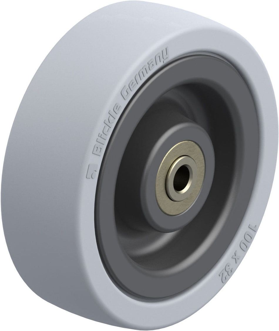 100mm x 32mm Blickle Rubber Caster - VPA 101/8K - Blickle