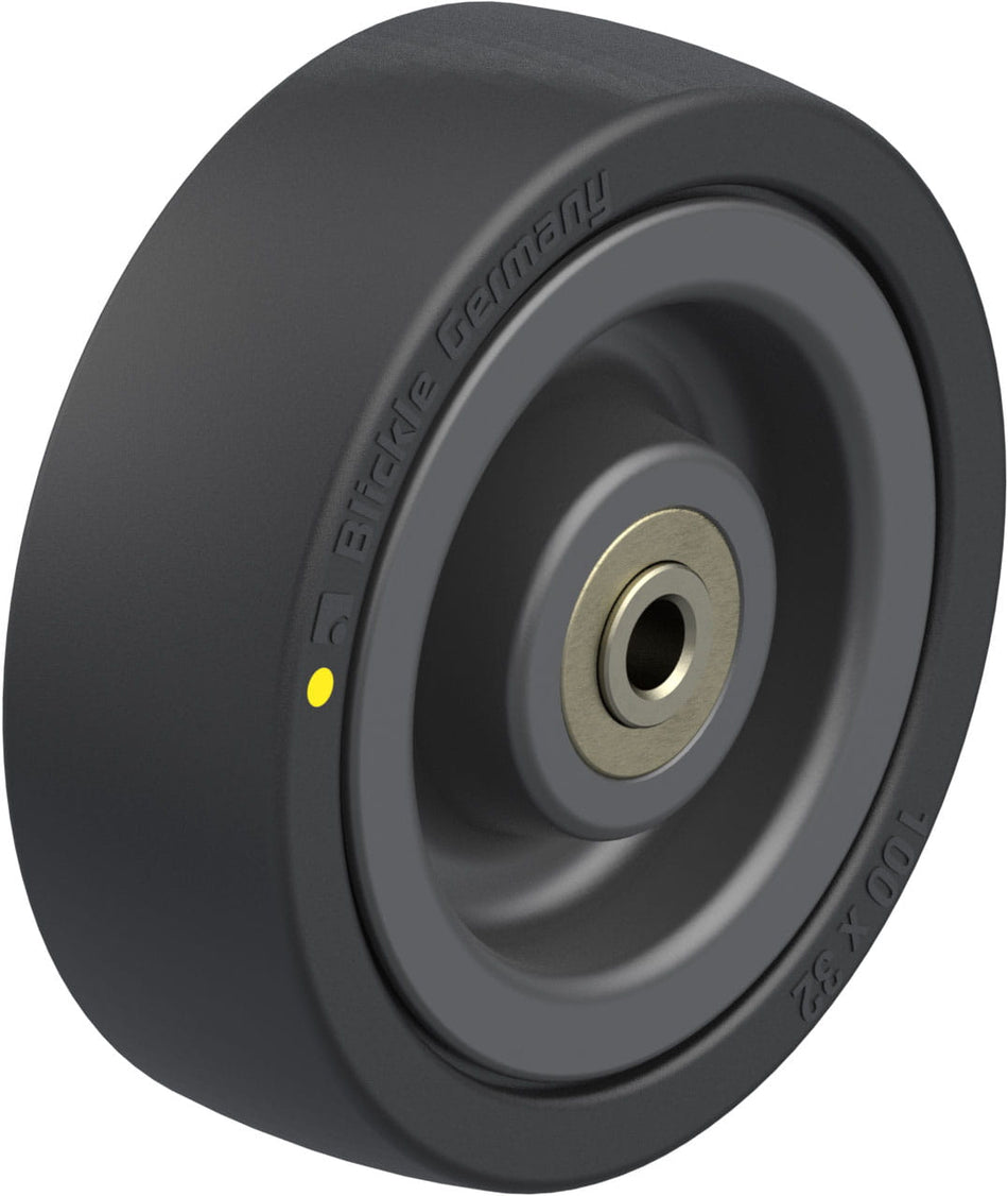 100mm x 32mm Blickle Rubber Caster - VPA 101/8K-EL - Blickle