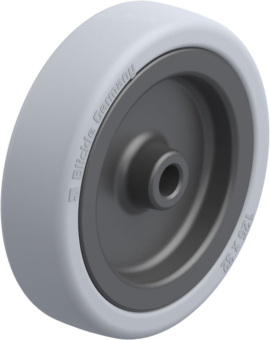 125mm x 32mm Blickle Rubber Caster - VPA 126/12G - Blickle