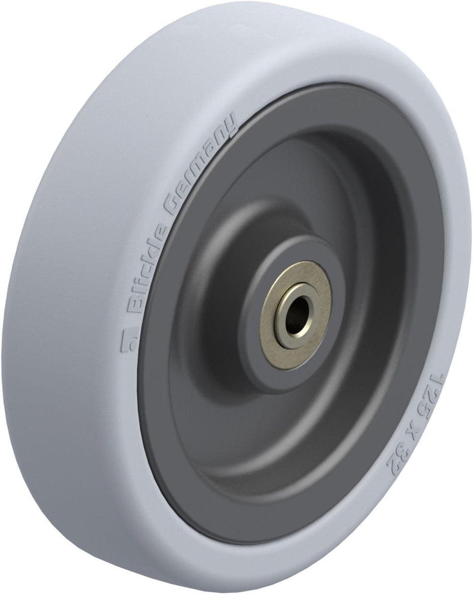 125mm x 32mm Blickle Rubber Caster - VPA 126/8K - Blickle