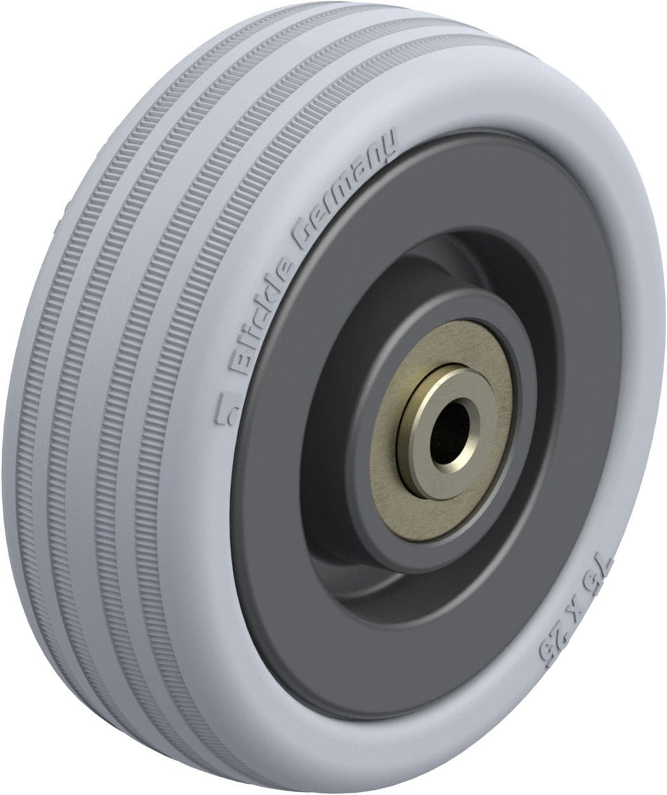 75mm x 25mm Blickle Rubber Caster - VPA 75/6K - Blickle